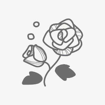 Rose collage element vector | Free Vector - rawpixel
