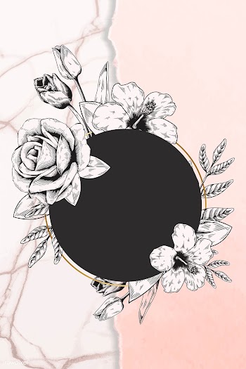 Rose decorated badge | Free stock vector - 680162