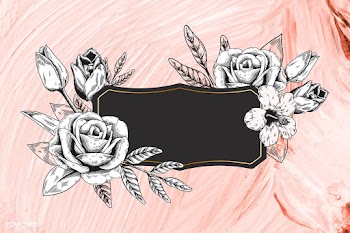 Rose decorated badge | Free stock vector - 680171