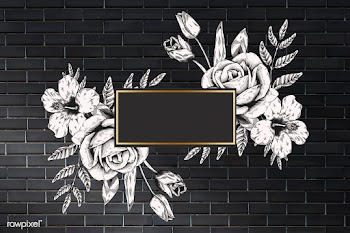 Rose decorated badge | Free stock vector - 680178