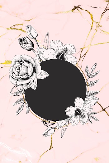 Rose decorated badge | Free stock vector - 680181