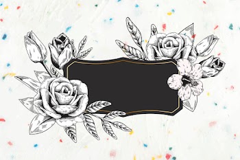 Rose decorated badge | Free stock vector - 680206