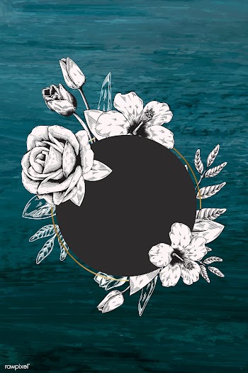 Rose decorated badge | Free stock vector - 680230