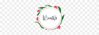 Rose Floral Flowers With Green Leaf Wreaths, Floral, - Flower