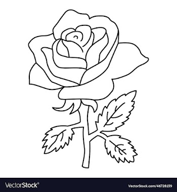 rose flower cartoon