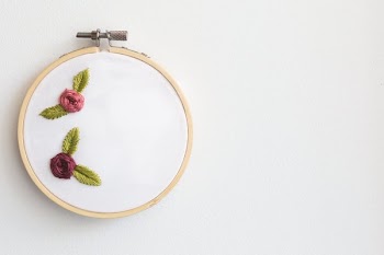 Rose Flower Embroidery Craft