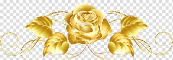 Rose Flower Gold , rose transparent background PNG clipart