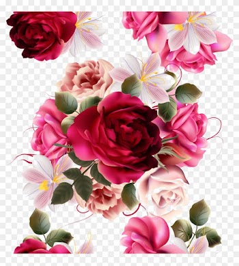 Rose Flower Photography - Beautiful Victorian Roses Throw Blanket