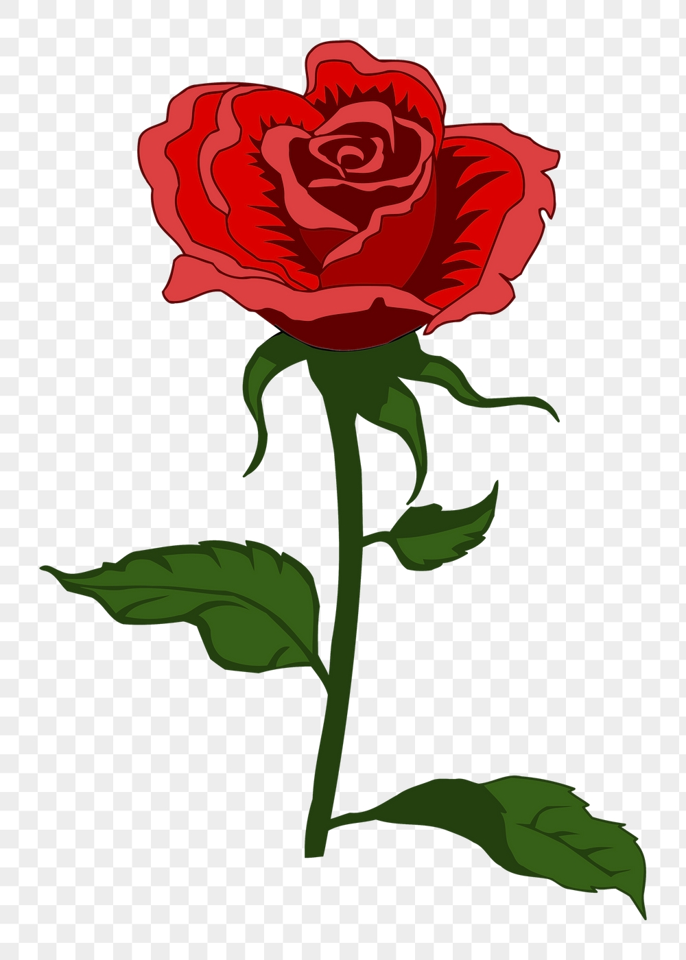 Rose flower png sticker, Valentine's | Free PNG - rawpixel