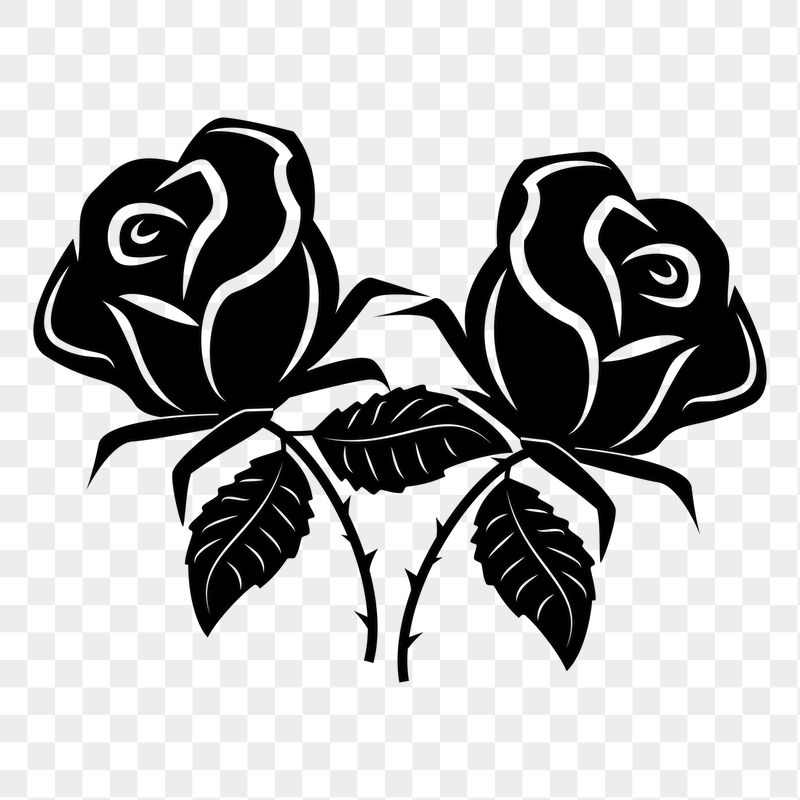 Rose flower png sticker, vintage | Free PNG - rawpixel