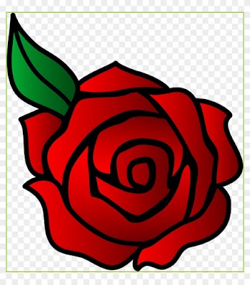 Rose Flower Rose Flower To Draw The Best Easy To Draw - Rose Cartoon