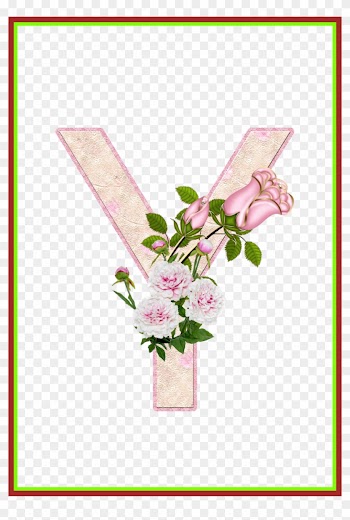 Rose Flower Rose Flower Y Awesome Flores Letras Para - Letter