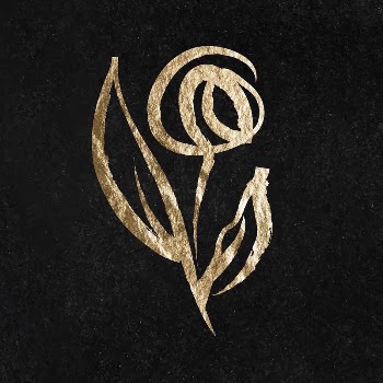 Rose flower sticker, gold aesthetic | Free Vector Illustration - rawpixel