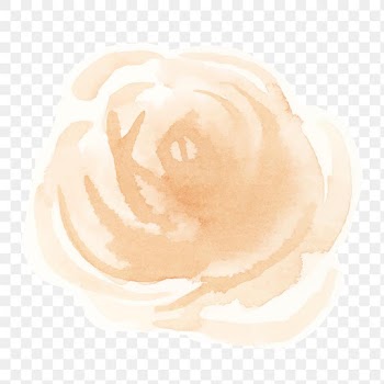 Rose flower transparent png watercolor sticker