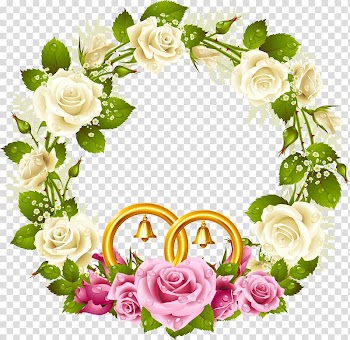 Rose Frames , wedding transparent background PNG clipart