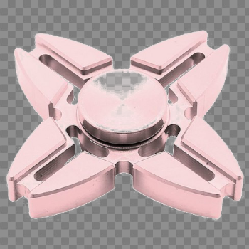 Rose Gold Fidget Spinner PNG Image