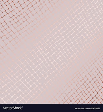  					Rose gold grid abstract pattern vector image														