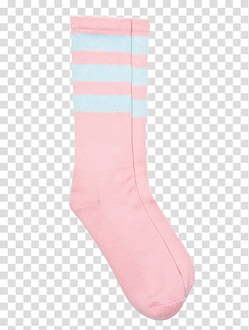 Rose Gold Mega , pair of pink socks transparent background PNG clipart