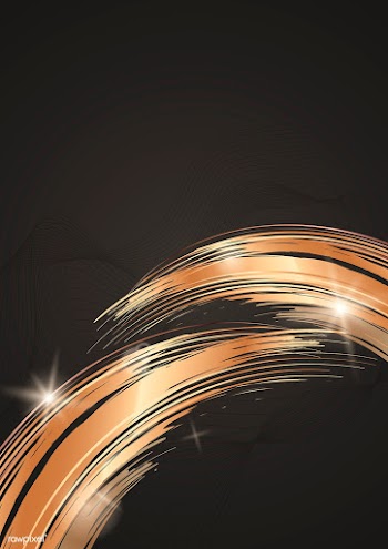 Rose gold wave abstract background | Free stock vector - 564552