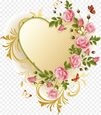 Rose Heart Flower - collage 