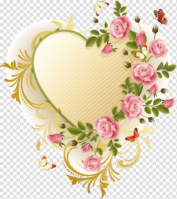 Rose Heart Flower, collage transparent background PNG clipart
