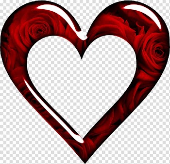 Rose Heart , Heart No Background transparent background PNG clipart
