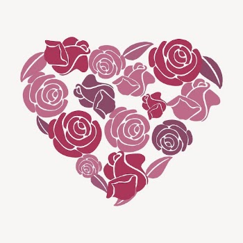 Rose heart, valentine's day illustration. | Free Photo - rawpixel