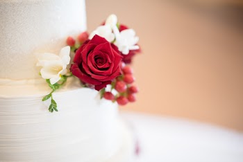 Rose on Wedding Cake
