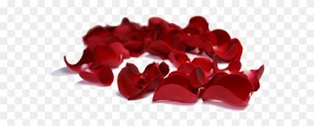 Rose Petals Clipart - Red Roses Petals Png