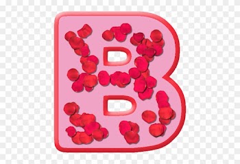 Rose Petals Letter B