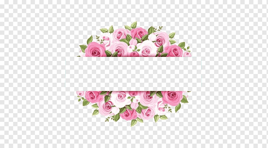 Rose Pink Flower graphy, Pink watercolor flower borders, pink rose artworkj, watercolor Painting, border, watercolor Leaves png