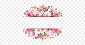 Rose Pink Flower Stock Photography - Flower Borders