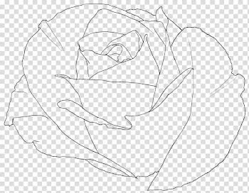 Rose Screentone , rose sketch illustration transparent background PNG clipart
