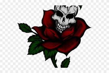 Rose Tattoo Clipart Leave - Transparent Tattoo Of A Rose