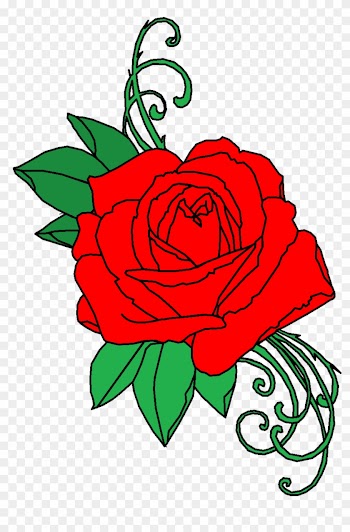 Rose Tattoo Hd Png Clipart - Rose Tattoo Png