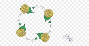 Rose Vine Circle - Rose