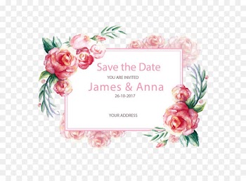Rose Wedding Pink Paper Flower - Vector hand-painted lace decoration 