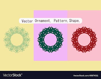 rose window mandala ornament pattern shape sign
