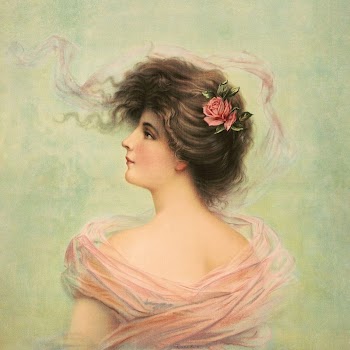 Rosebud (1905) vintage woman portrait | Free Photo Illustration - rawpixel