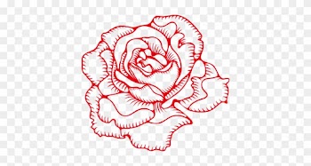 Roses Hearts Classic Red Yellow Rose Rose Silhouette - Red Rose Silhouette Png