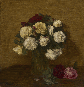 Roses in a Vase (1878) | Free Photo - rawpixel