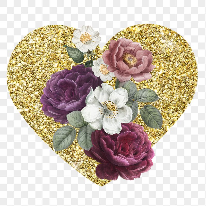 Roses png badge sticker, gold | Free PNG - rawpixel