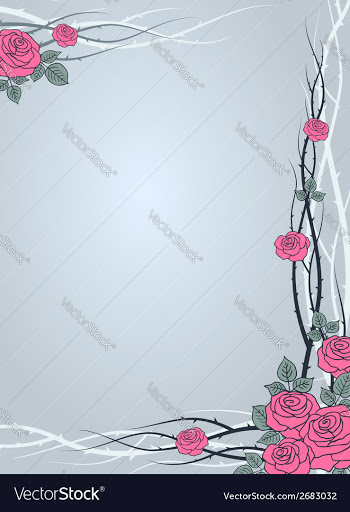 					Roses winter vector image														