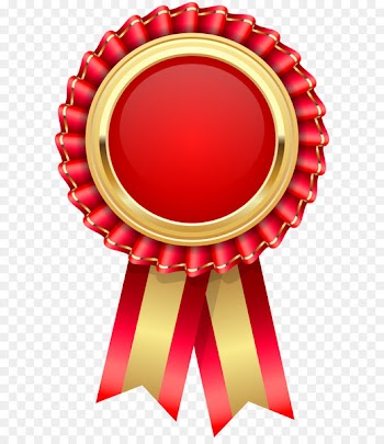 Rosette Clip art - Red Rosette PNG Clip Art Image 