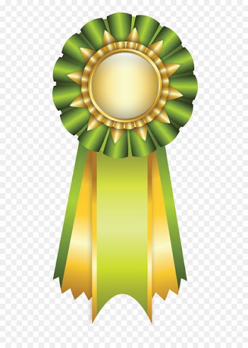 Rosette Ribbon Clip art - Green Rosette Ribbon PNG Clipart Picture 