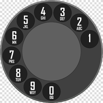 Rotary Dial Dialer · Free vector graphic on Pixabay