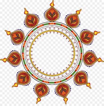 Rotary encoder Pattern - Hindu religious motifs 
