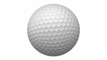 Rotating Golf Ball with Alpha Stock Footage Video (100% Royalty ...