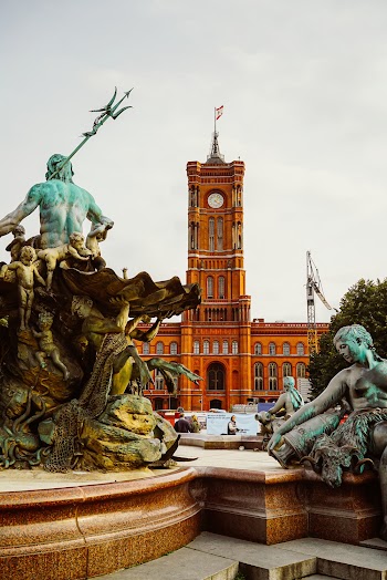 Rotes Rathaus Building in Berlin, Germany