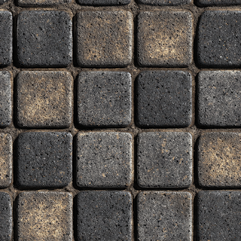 Rough Granite Square Tiles in Aligned Grid